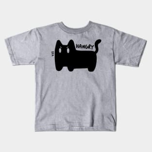 Hangry cute, angry cat Kids T-Shirt